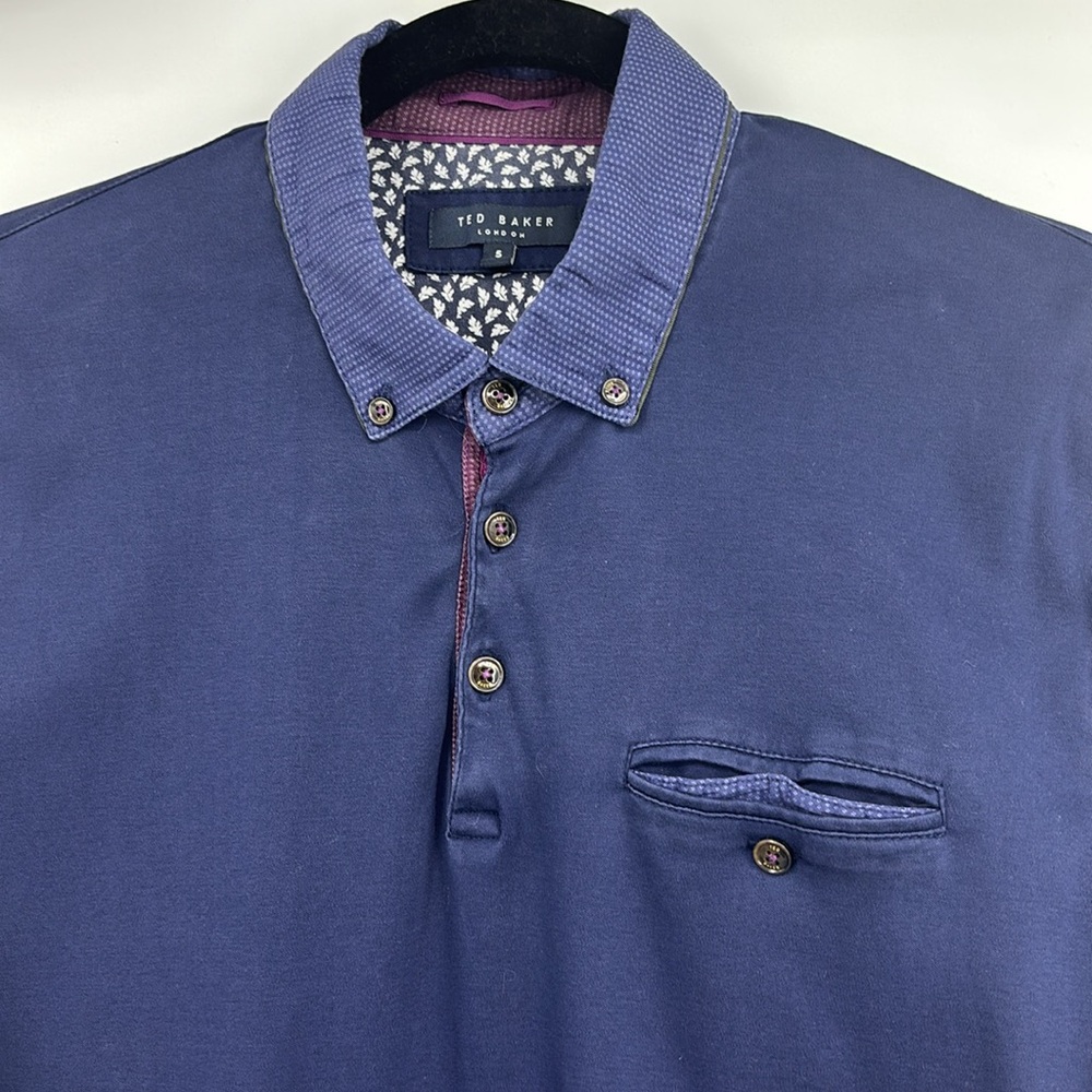 Ted Baker London Navy Polo Shirt